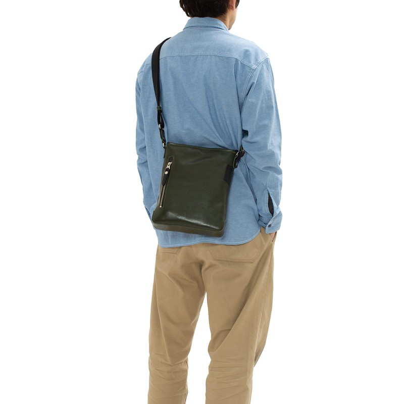 DOUBLES JPU-7460 Shoulder Bag, Men's, Women's, Cross-Body Shape, Simple, Genuine