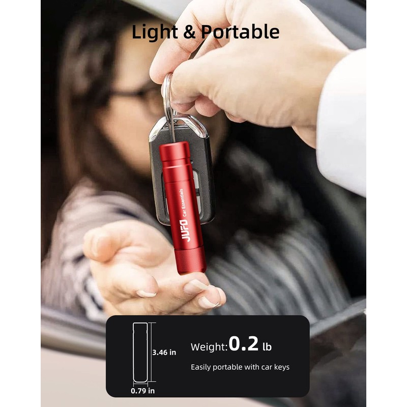 JUFO 2 Packs Car Escape Tool with Seat Belt Cutter