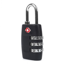 TSA Lock 3-Digit Dial Combination Lock, Luggage Lock, Security Key Locking Device Combination Lock