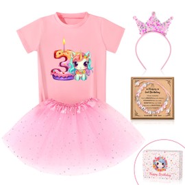 3 Year Old Birthday Gifts, 3 Year Old Girl, Gifts for 3 Year Old Girl, 3 Year Old Birthday Decorations Girl, 3rd Birthday Outfit Girl