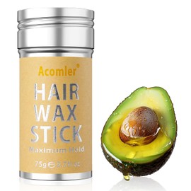 Acomler Barra De Cera Para El Cabello - Pomada Para Estilizar No Grasienta Para Flyaways Y Peinado Elegante (1 Paquete)