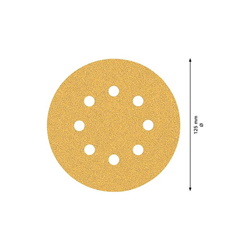 Bosch Professional 50x Expert C470 Sandpaper (Ø 125 mm, Grit