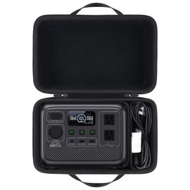 co2CREA Hard Travel Case Compatible with BLUETTI Portable Power Station AC2A, 204Wh LiFePO4 Battery Solar Generator (Case Only)