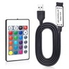 Aroidful 5V-24Keys USB IR RGB Strips Controller Wireless Controller for
