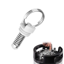 Barrel Relief Valve Stainless Steel Ball Closure Barrel Relief Valve Ball Cap Cornelius Style Accessory Kit for Safety