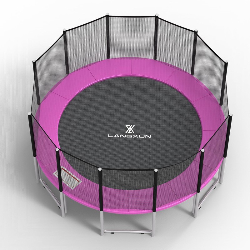 LANGXUN 10ft 12ft 14ft 16ft Trampoline Pad, Universal Trampoline Repalcement