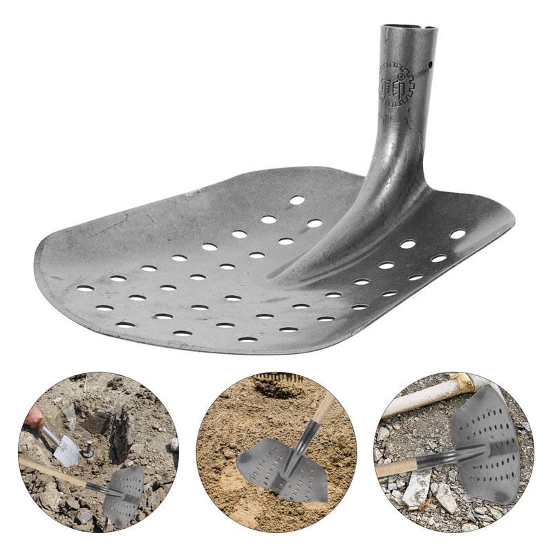 Homoyoyo Sewer Drainage Leakage Spade Tools Metal Sifting Shovel Tool