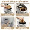 Coffee Filters Compatible with Bella Coffee Maker, 130 Pcs Extra