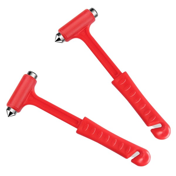 2PCS Car Safety Hammer, Car Window Breaker and Seatbelt Cutter