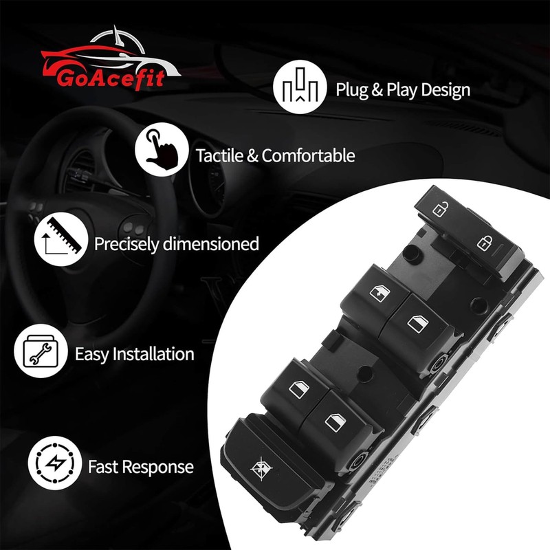 GoAceFit Window Switch for Kia Forte 2019 2020 2021, Front