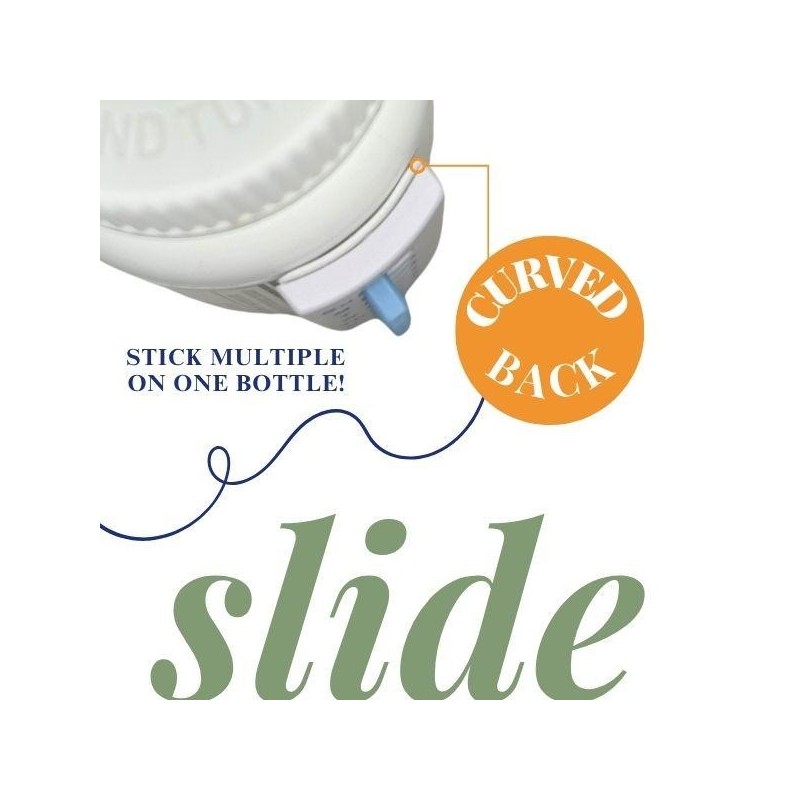 2-Pack Reusable Weekly Pill Organizer - Take-n-Slide Daily Medication Tracker