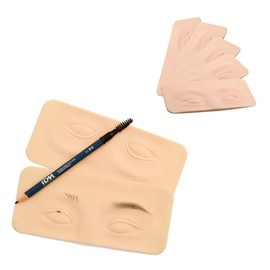 3D eyebrow practice rubber board 5p semi-permanent practice board silicone - 5p one set / 3D 눈썹 연습 고무판 5p 반영구 연습판 실리콘 - 5p 한세트