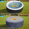 Adnee 85×27.5 Inch Round Hot Tub Full Cover Cap Protector