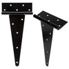 12 Inch T-Strap Heavy Duty Shed Door Hinges Gate Strap