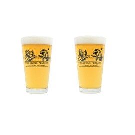 Firestone Walker Signature Pint Glass - Beer Before Glory - Set of 2