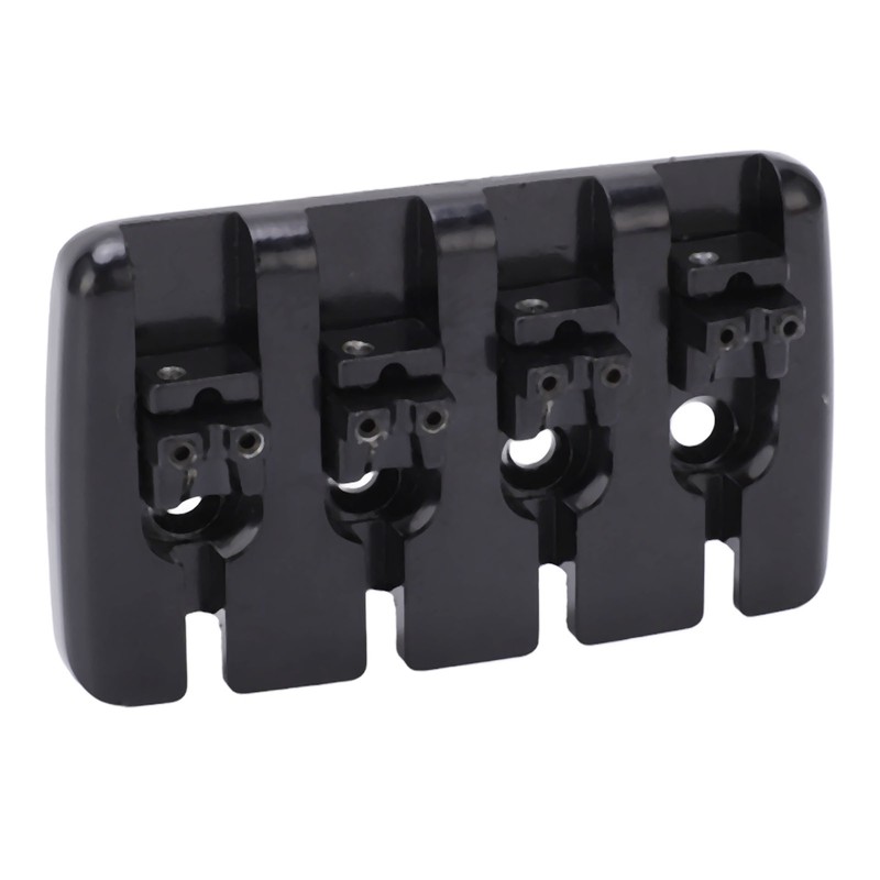 Guitar Bridge 4 String Metal Tailpiece Instrument Accessory Set Kit