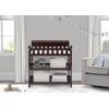 Delta Children Eclipse Changing Table with Changing Pad, Espresso Cherry