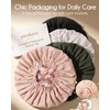 YANIBEST Extra Large Satin Shower Cap Waterproof Reusable Cap for