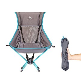 Get Out Gear TrekChair High-Back Ultralight Backpacking Chair - Chair Only | Requires User Provided Trekking Poles