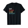 Eat Sleep Luge Repeat Funny Luge Player Gift Idea Vintage