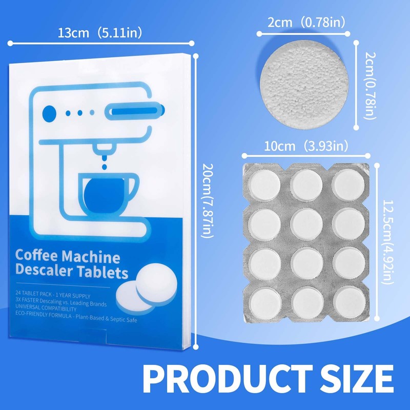 coldpa + Coffee Machine Cleaning Tablets, Machine Descaler Tablets, Deep