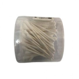 Dual-Ended Paper Cotton Swabs (Round Ear Pick & Rounded Tip), 120ct Paper Cotton Swabs 4ea
