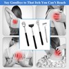 Back Scratcher, 4 Pieces, Stainless Steel Telescopic Back Scratcher, Extendable,