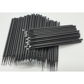 200PCS Disposable Lash Eyelash Micro Brush Mascara Wands Applicator Makeup Tool (Black)