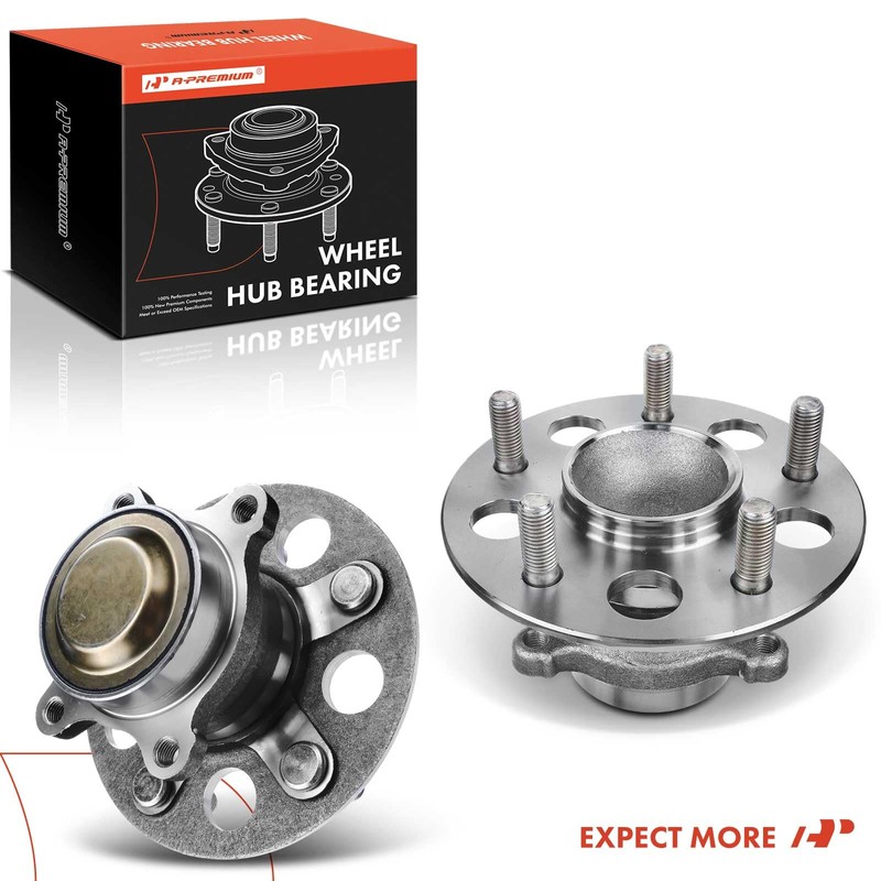 A-Premium 2 x Rear Wheel Bearing and Hub Assembly with