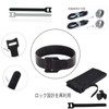 【自由に調整可能・再使用可能】 ケーブル結束バンド マジックテープ バンド ケーブルタイケーブル まとめる 調節可能結束配線収納バンド ストラップ (黒·灰·白)60個