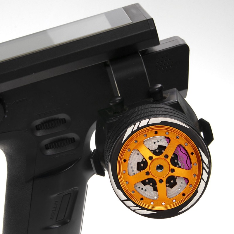 RC Transmitter Steering Wheel Aluminum Alloy Trigger One Handed Control