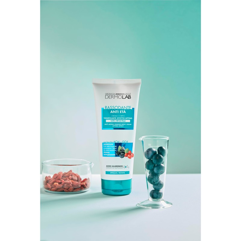 Dermolab Firming Anti-Aging Body Cream Strengthening Lifting Effect with Acai