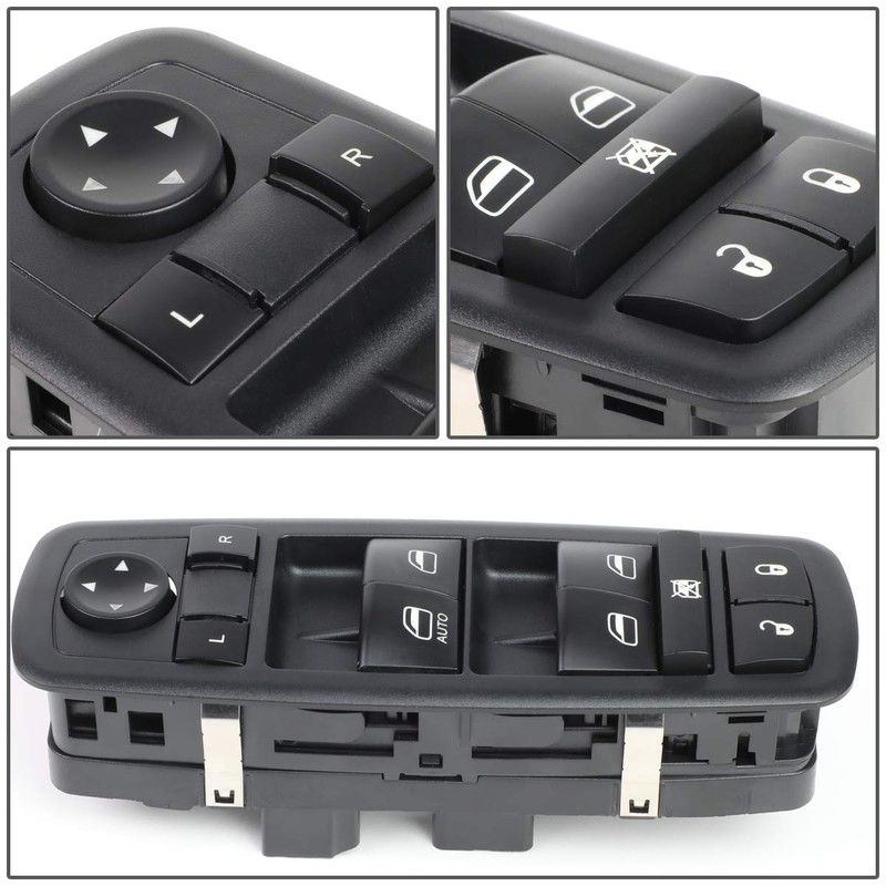 DNA Motoring WSW-025 Interruptor de elevalunas eléctrico para lado del
