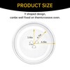 Rotaglass 12" Microwave Glass Turntable Plate, 12" / 30.5cm Microwave