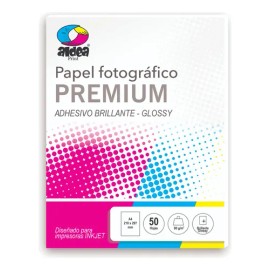 Aldeaprint A4 fotográfico de 50 hojas de 90g blanco de 2 unidades por pack                                                                            