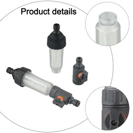 SPORTARC 2 Pack Water Filter RV Equipment Water Filter with Replacement Strainer for Motorhome, Caravan, Yacht, Pressure Washer