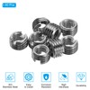 PATIKIL Self-Tapping Threaded Inserts, 40 Pcs M5 x M8 x