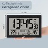 ADE Digital Radio-Controlled Clock with Large XL Display Calendar with