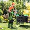 YITAHOME Large Outdoor Dual Bin Composter Tumbling, 43 Gallon Rotating