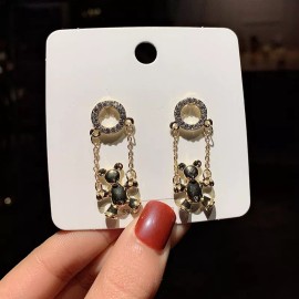 KH Aretes Osito Oso Mujer Moda Regalo Amiga Novia Mamá