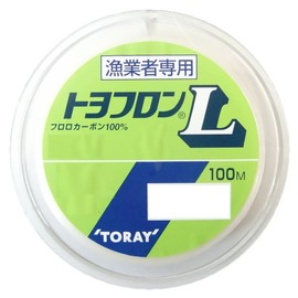Toray Toyofon L Fluorocarbon Line for Fishermen 328.8 ft (100 m) No. 2, Natural