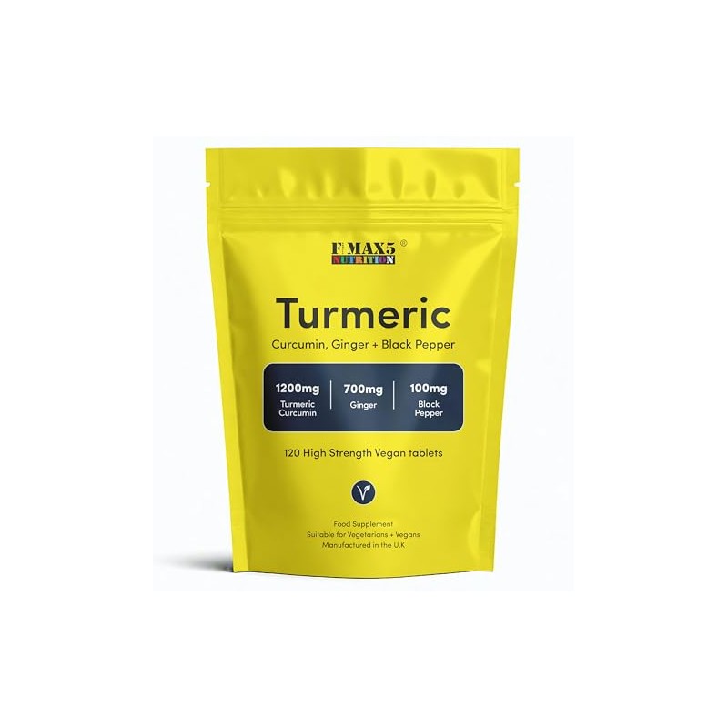 Turmeric Tablets 2400mg (per Serving) with Black Pepper & Ginger