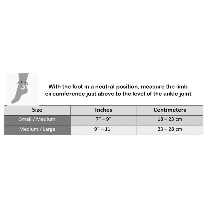 Medical Grade O-fit Ankle Splint Brace with Turn Dial Closure