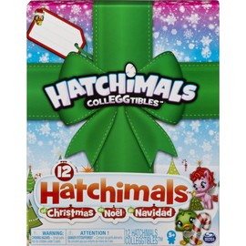 Hatchimals CollEGGtibles 12 Hatchimals Christmas Surprise Gift Set for Children Aged 5+