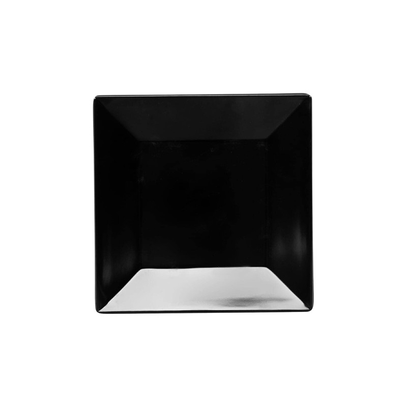 G.E.T. ML-102-BK Black 6" Square Plate