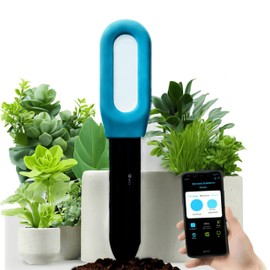 iLight Smart Plant Soil Moisture Meter + App | Bluetooth Soil Sensor + Notifications | Wireless Plant Care Remote Monitoring, Smart Garden Planting Device Indoor Outdoor Plants | Moisture System Gift