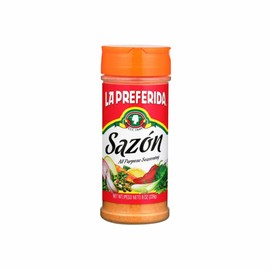 La Preferida Sazón Seasoning - All-Purpose Mexican Spice Blend, Vegan, Bold Flavor of Paprika, Garlic and Onion, One-Step Seasoning for a Fool-Proof Meal, 8 oz (Pack of 6)