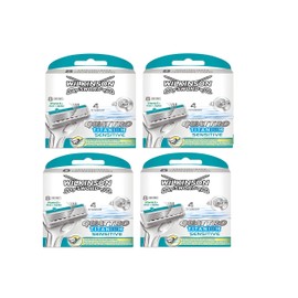 Wilkinson Sword Quattro Titanium Sensitive Blades, Pack of 32
