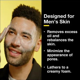 Lumin Charcoal Face Wash For Men Skincare - Desintoxicación                                                                                           