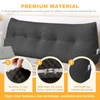 WUIOYNF Large Triangular Headboard Wedge Pillow Soft and Supportive Headboard